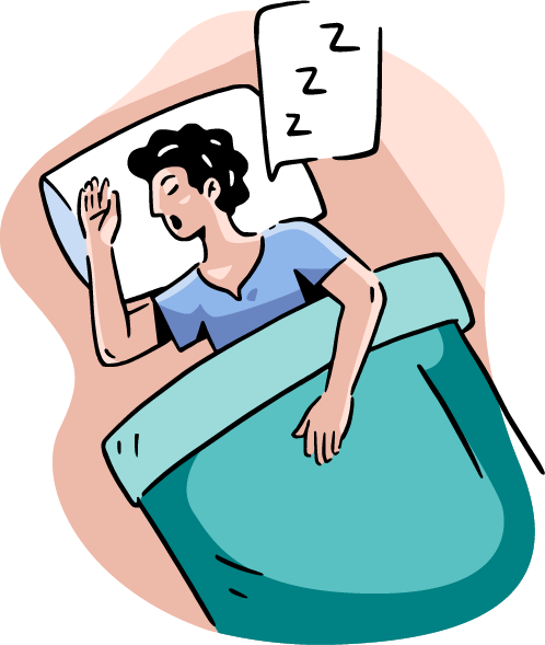 Sleeping Man Graphic